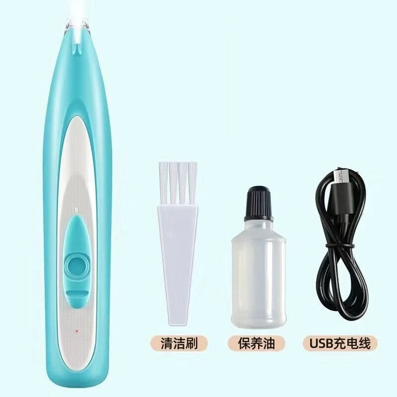 Grooming Clippers & LED Light LCD Display 18mm Wide Blade for Pet