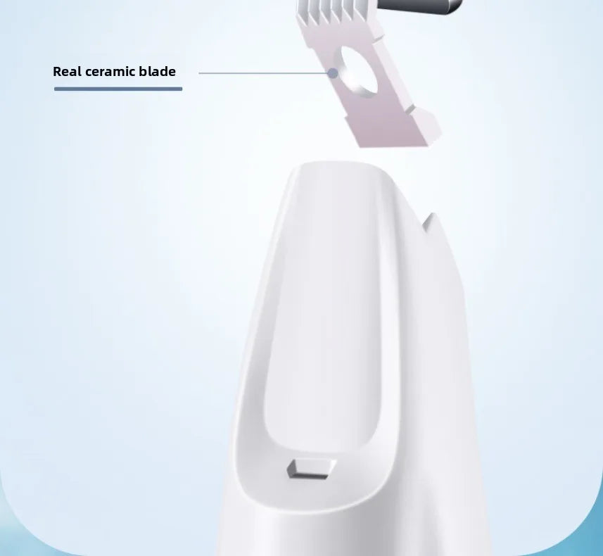 Grooming Clippers & LED Light LCD Display 18mm Wide Blade for Pet