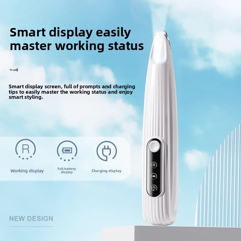 Grooming Clippers & LED Light LCD Display 18mm Wide Blade for Pet