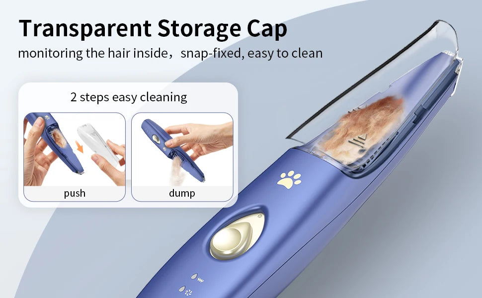 Pet Paw Trimmer with Vacuum Suction