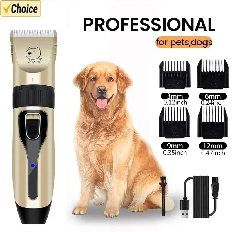 Hair Clipper Electrical Grooming Trimmer for Pet
