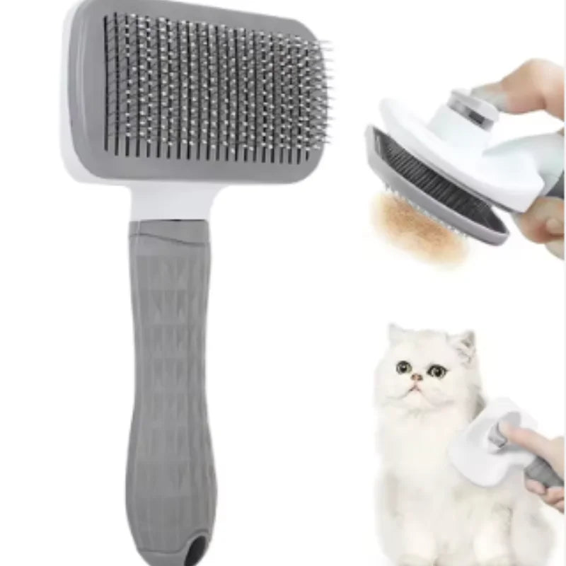 Pet Comb Self Cleaning Hair Remover Brush