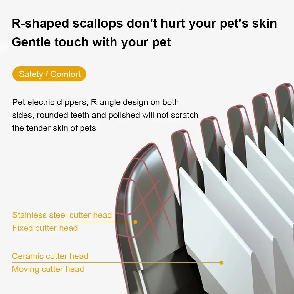 Hair Clipper Electrical Grooming Trimmer for Pet