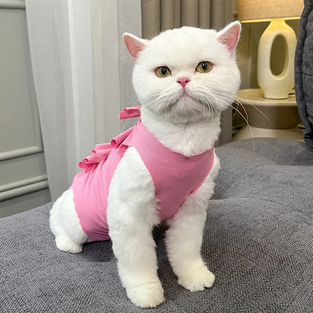 Cat Recovery Suit Breathable Surgery