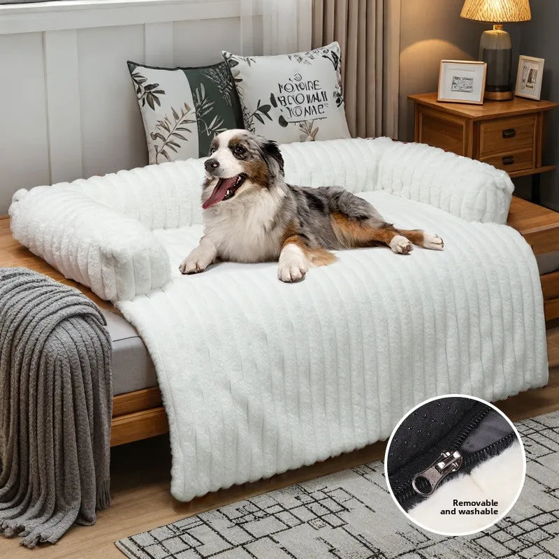 Cozy Plush Pet Sofa Bed