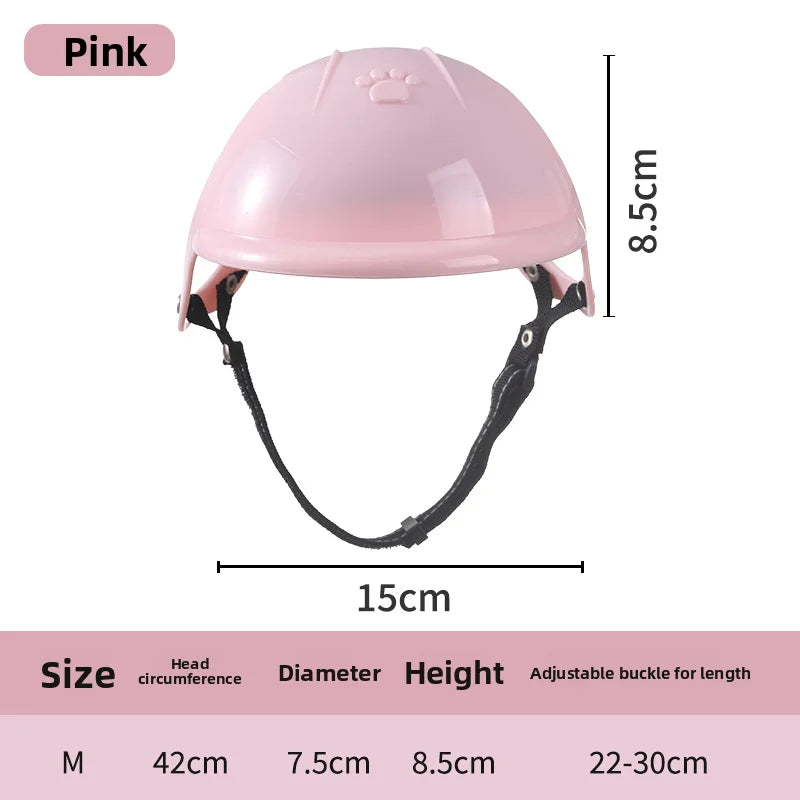 Pet Helmet Pink Motorcycle Pet Motorcycle Sports Outdoor