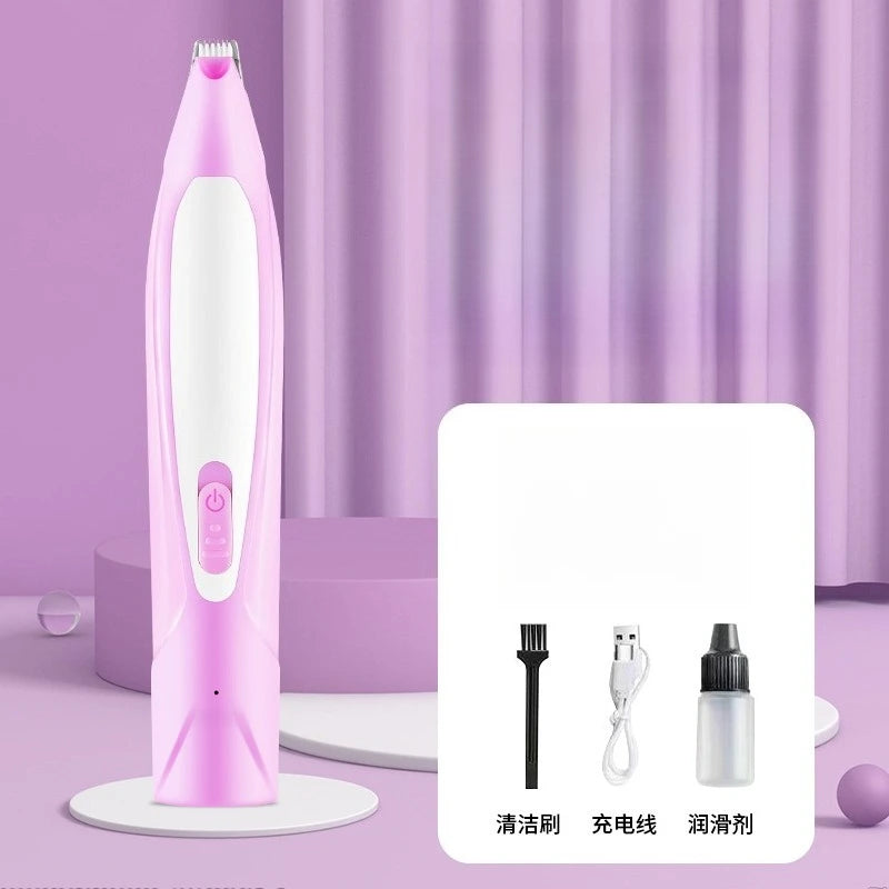 Grooming Clippers & LED Light LCD Display 18mm Wide Blade for Pet