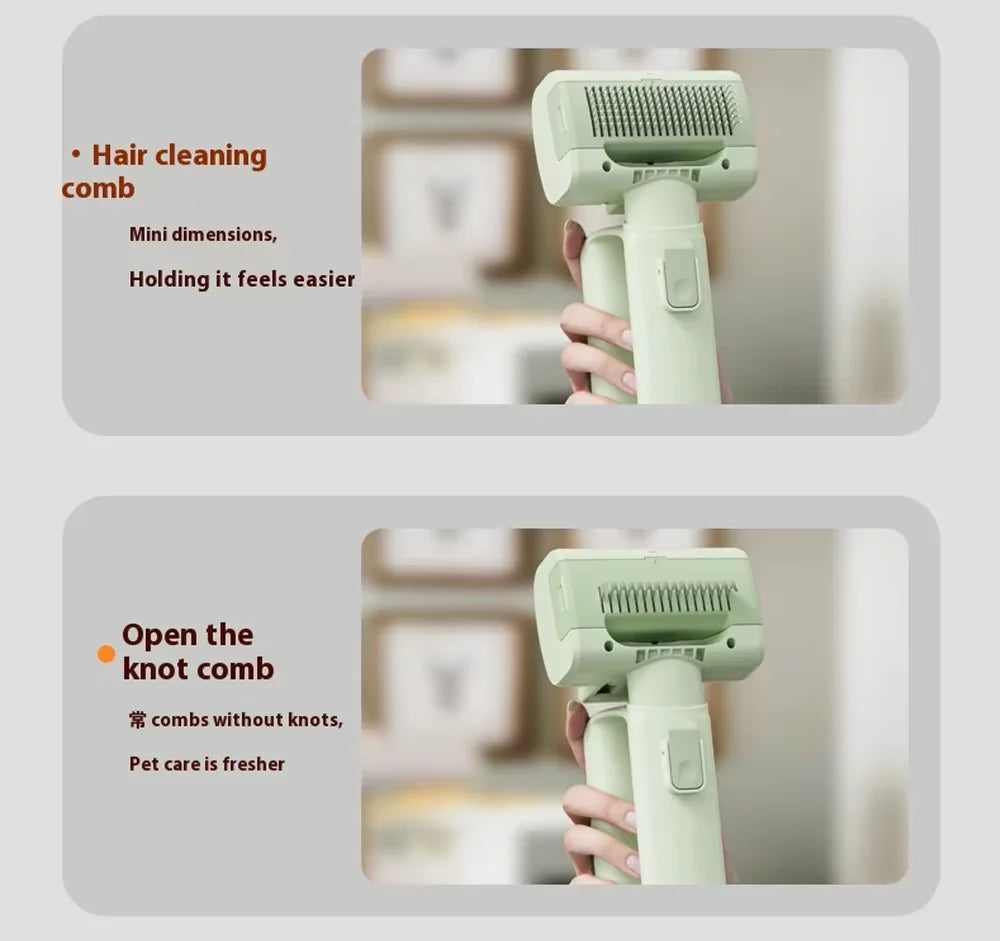 Cat Grooming Vacuum 5 Brushes Pet Grooming Kit