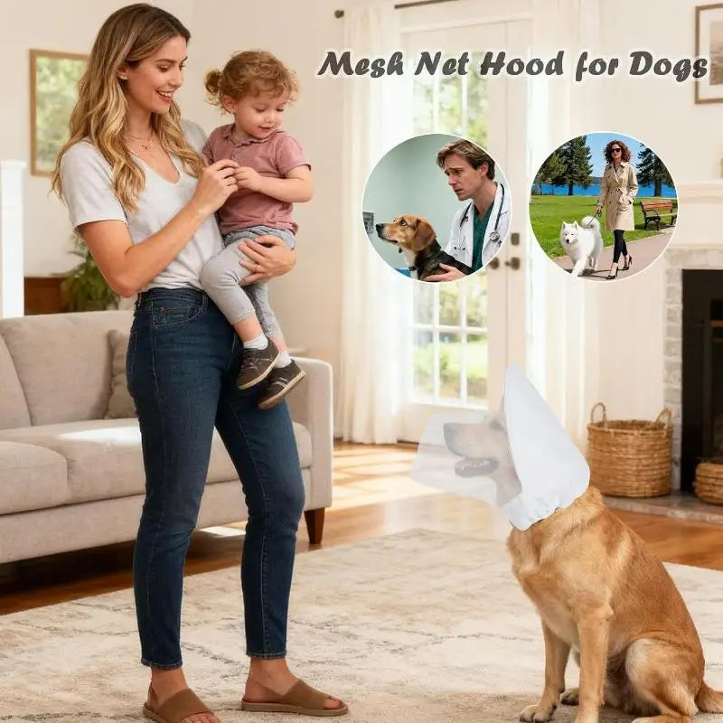 Dog Anti-Mosquito Bite Headgear Soft Mouth Cover