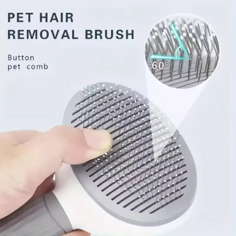 Pet Comb Self Cleaning Hair Remover Brush