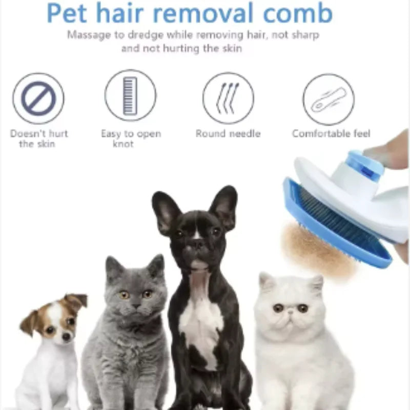 Pet Comb Self Cleaning Hair Remover Brush
