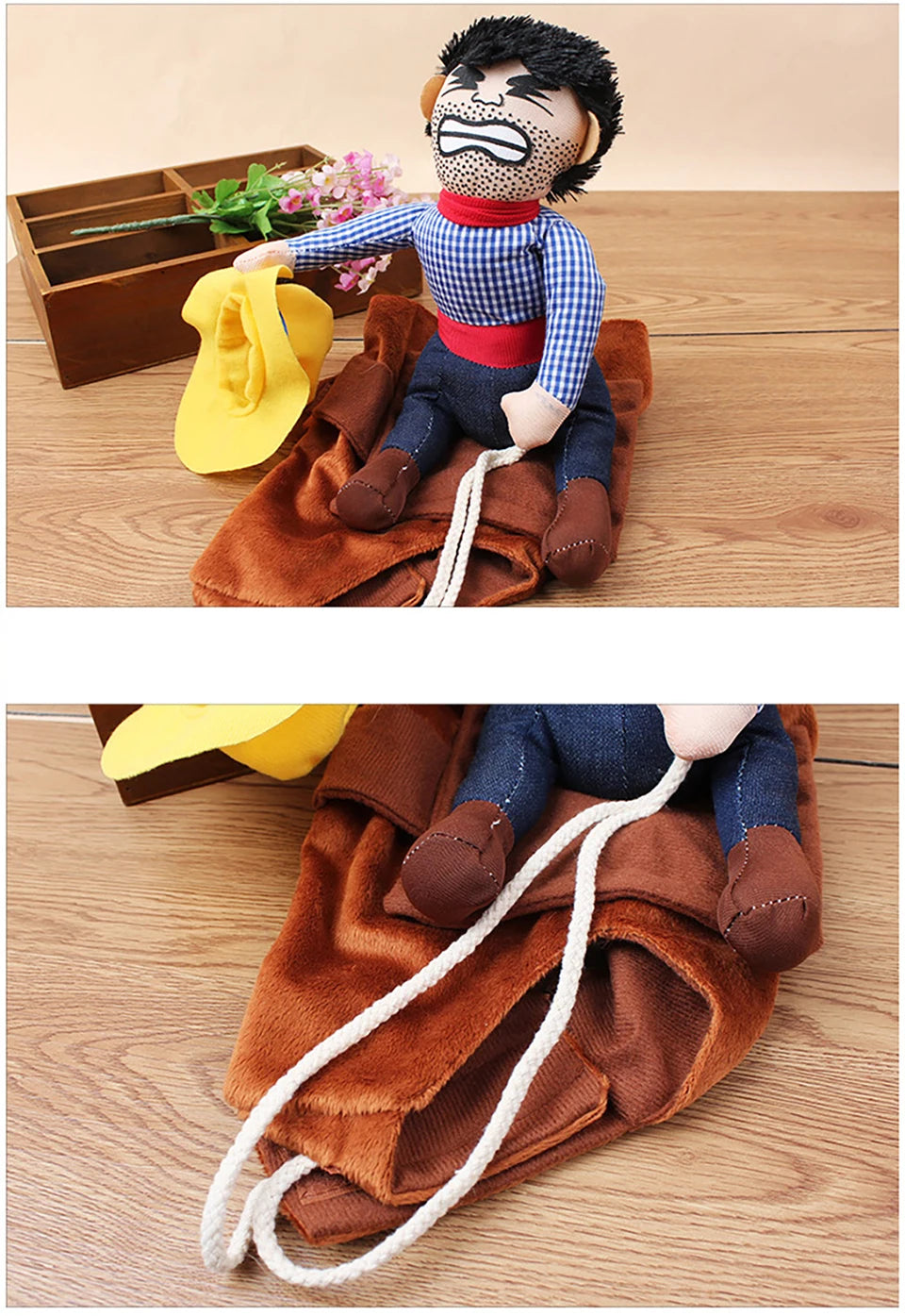 Halloween Party Dog Clothes Funny Cowboy Dressing