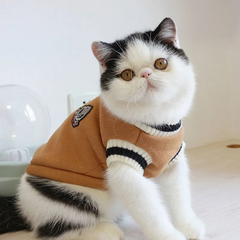 Sweater Pullover Winter Pet Clothes