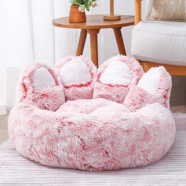 Paw Shape Comfortable Cozy Pet Sleeping Bed