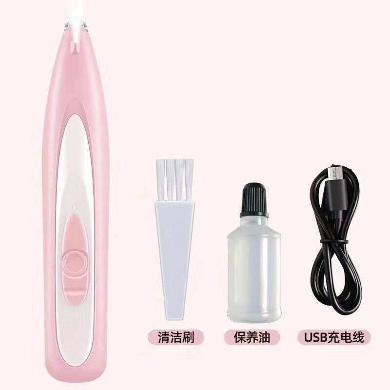 Grooming Clippers & LED Light LCD Display 18mm Wide Blade for Pet