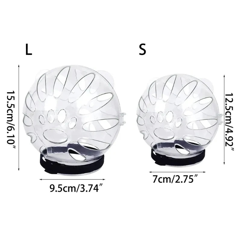 Cat head protection ball Grooming breathable swimming helmet