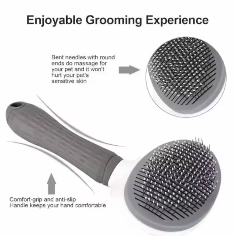 Pet Comb Self Cleaning Hair Remover Brush