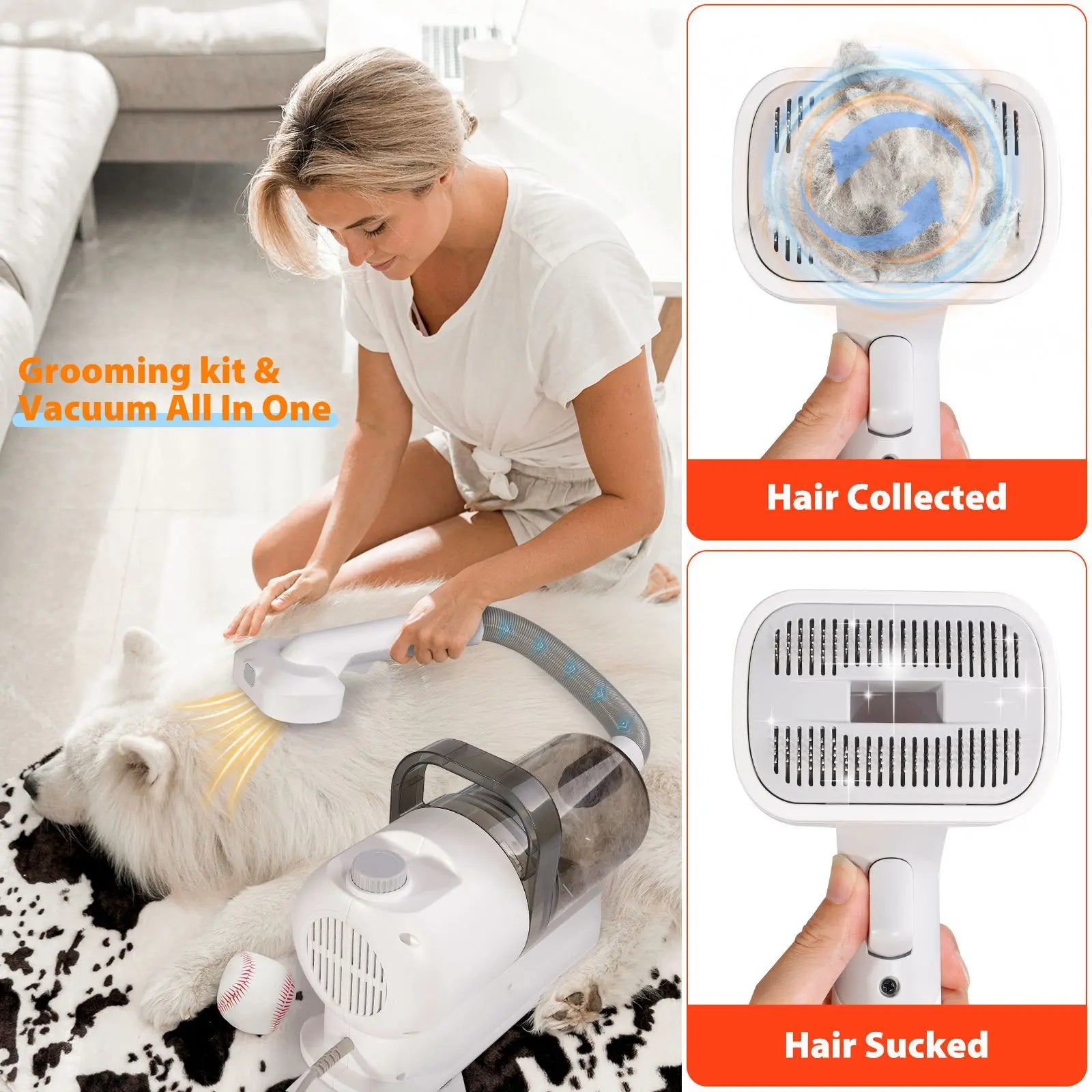 Dog Grooming Vacuum Pet Grooming Kit