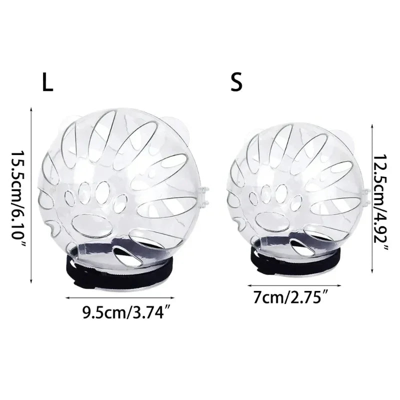 Cat head protection ball Grooming breathable swimming helmet