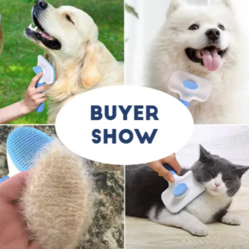 Pet Comb Self Cleaning Hair Remover Brush