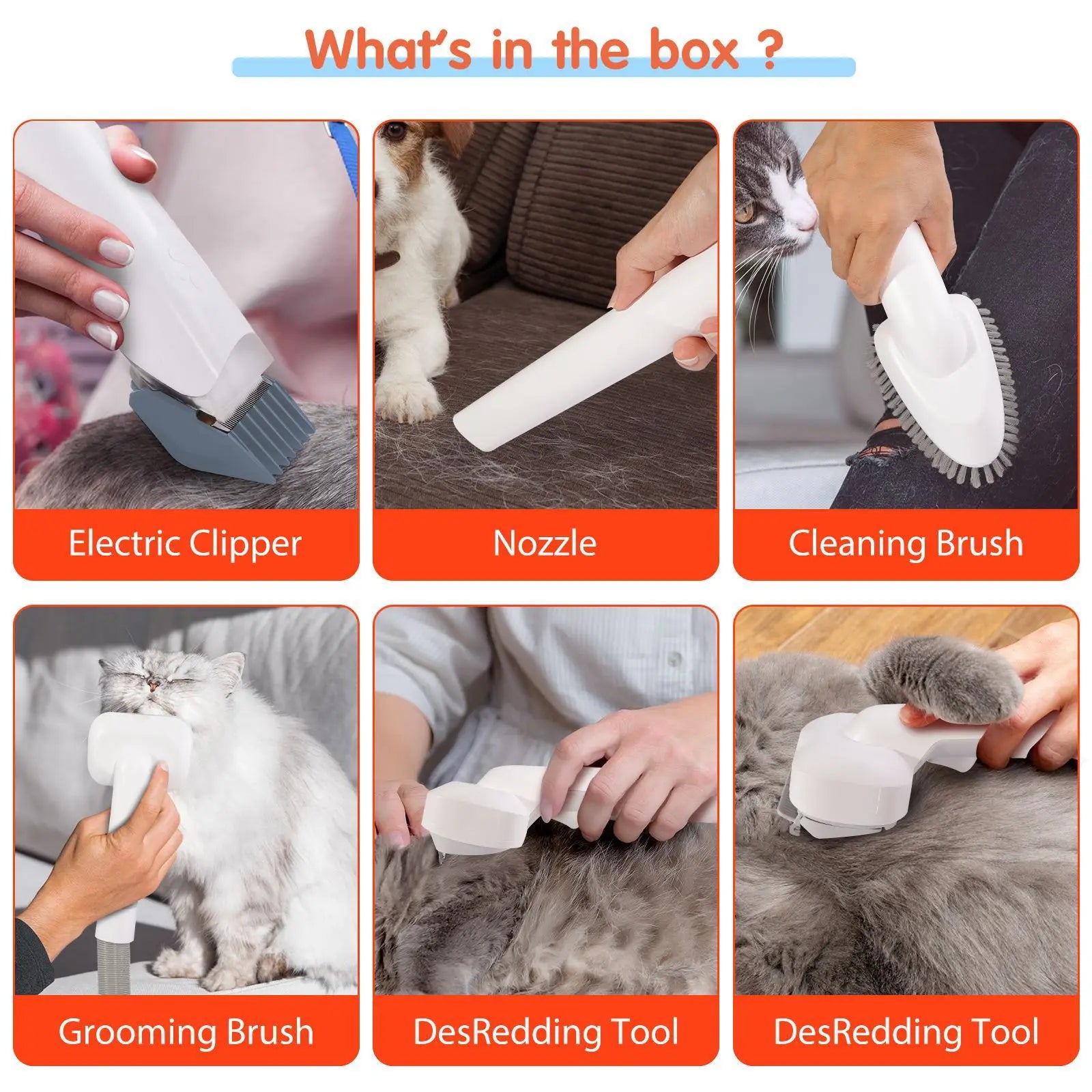 Dog Grooming Vacuum Pet Grooming Kit