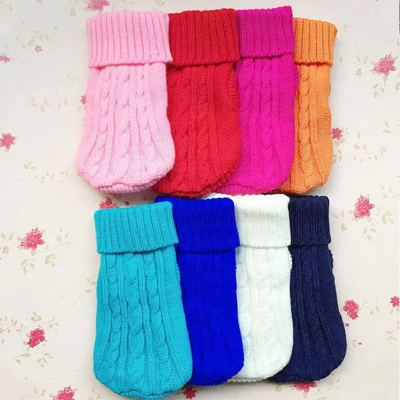 Dog Winter Clothes Knitted