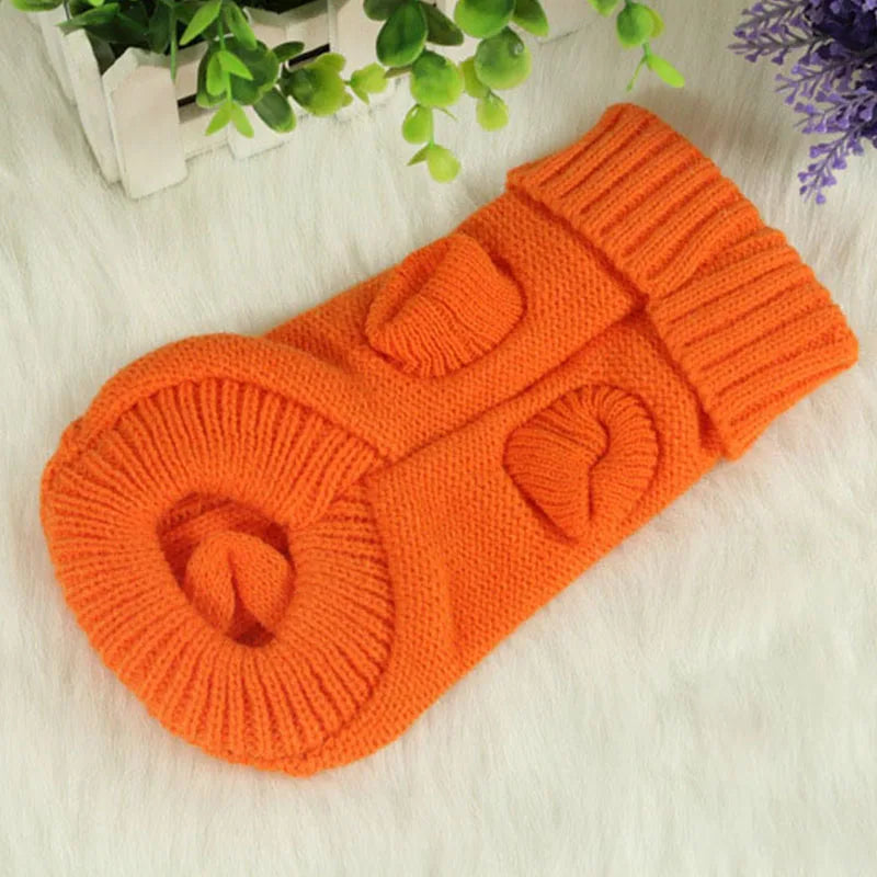 Dog Winter Clothes Knitted