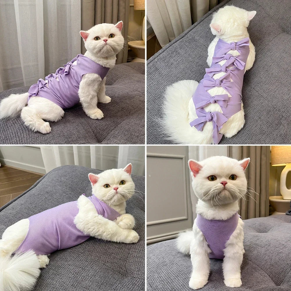 Cat Recovery Suit Breathable Surgery