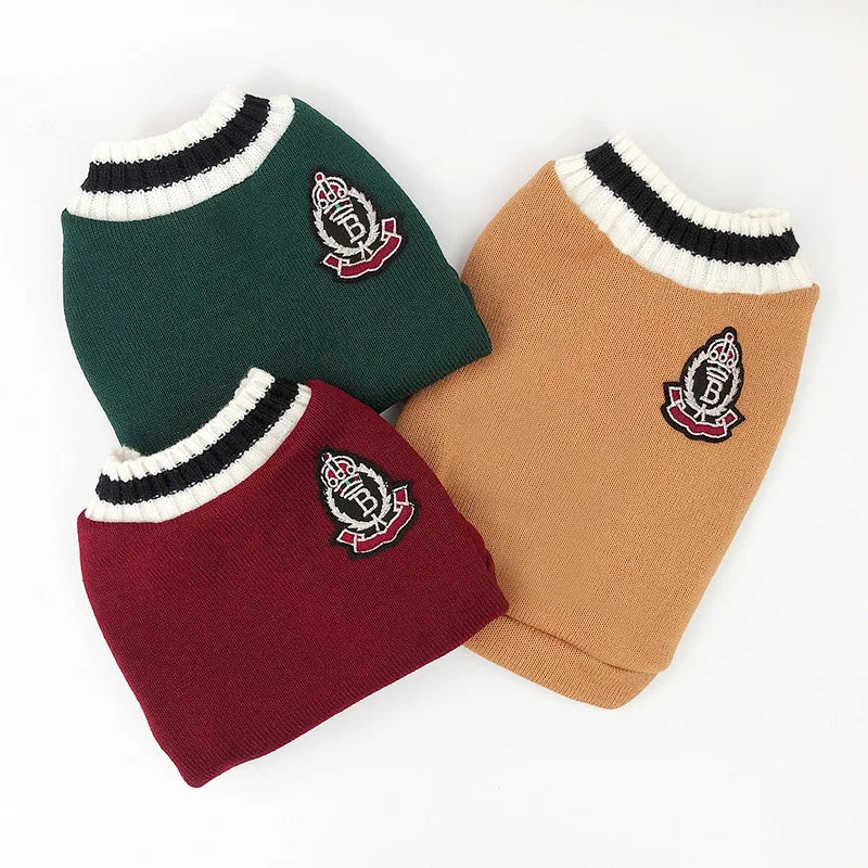 Sweater Pullover Winter Pet Clothes