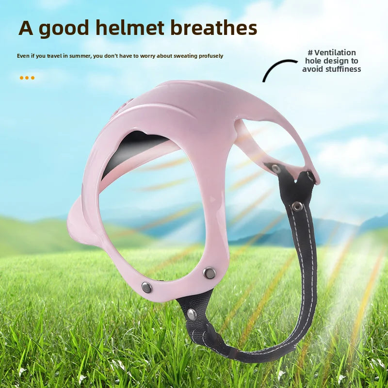 Pet Helmet Pink Motorcycle Pet Motorcycle Sports Outdoor