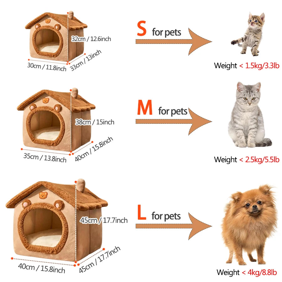 Folding Removable Washable pet House