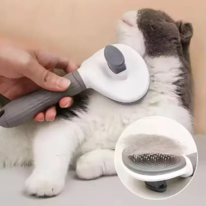 Pet Comb Self Cleaning Hair Remover Brush