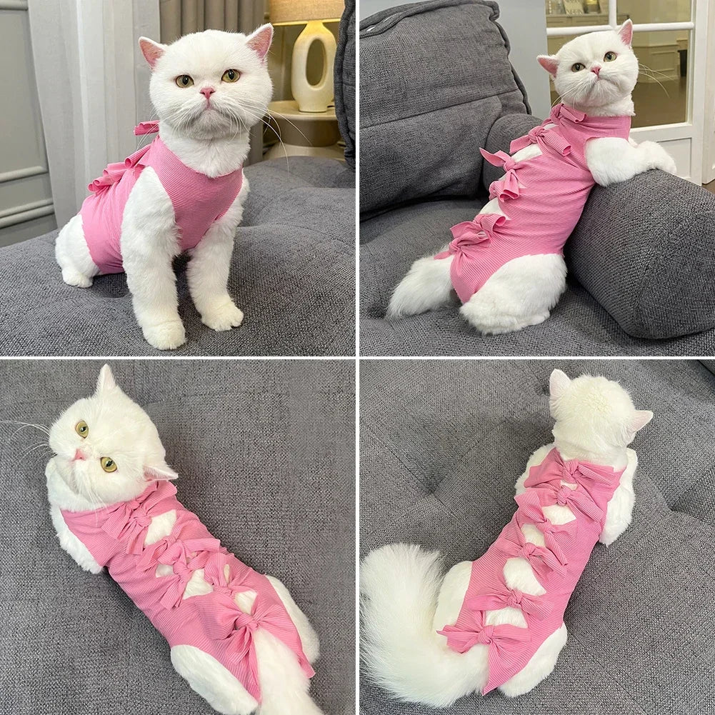 Cat Recovery Suit Breathable Surgery