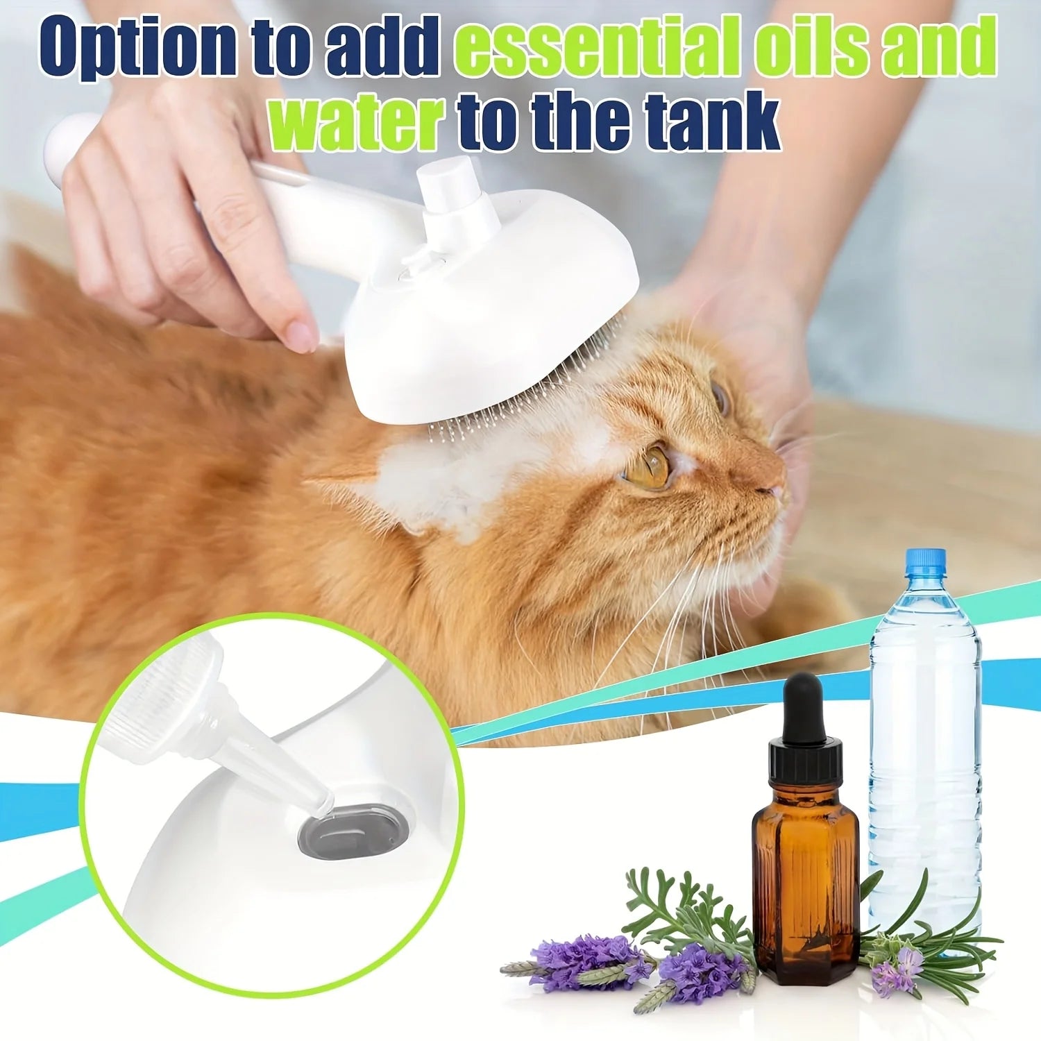 Multifunctional Pet Steam Grooming Comb