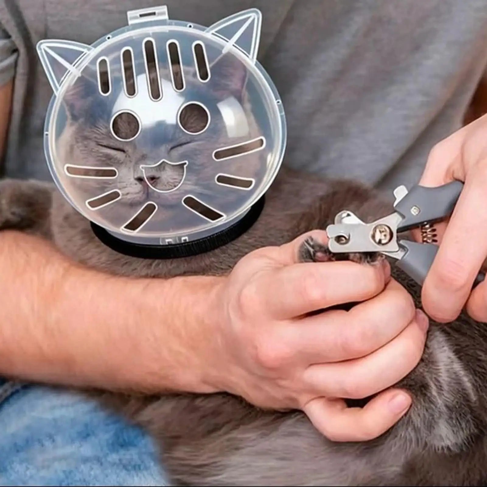 Bubble Muzzle Breathable Cat Hood