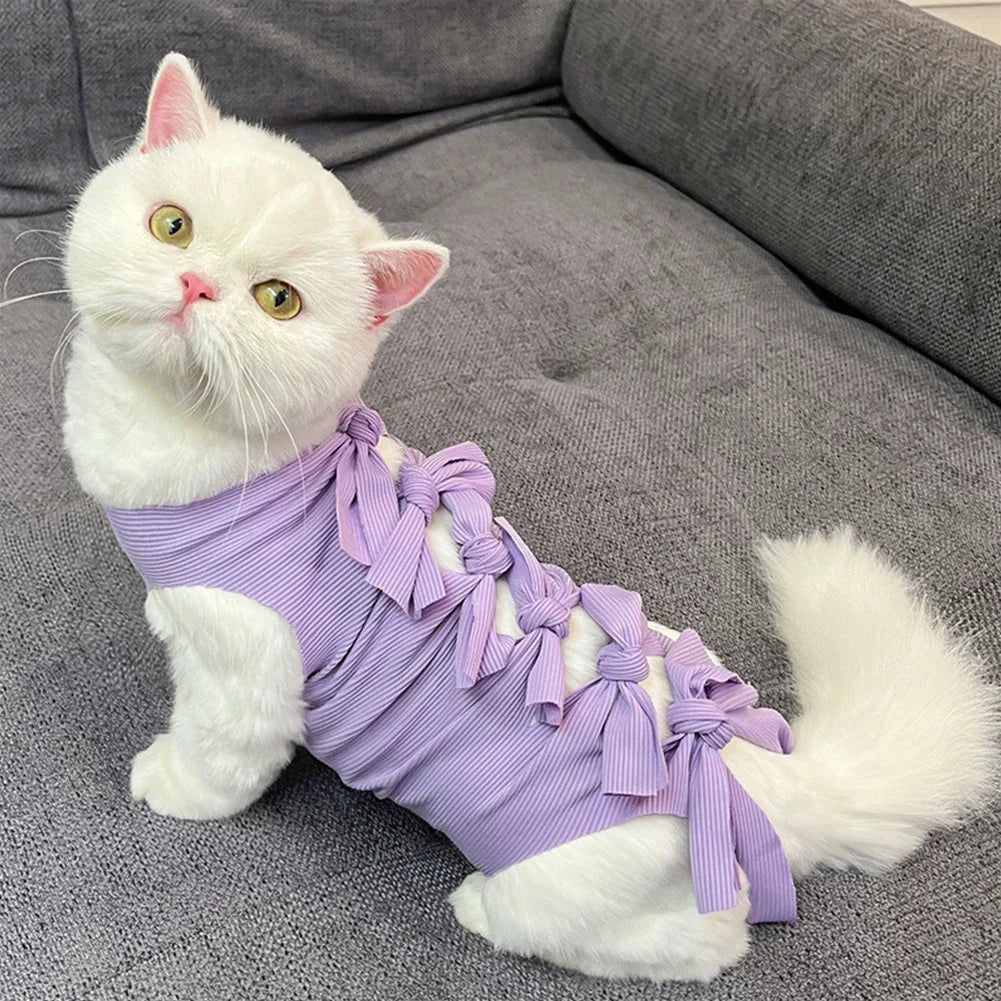 Cat Recovery Suit Breathable Surgery