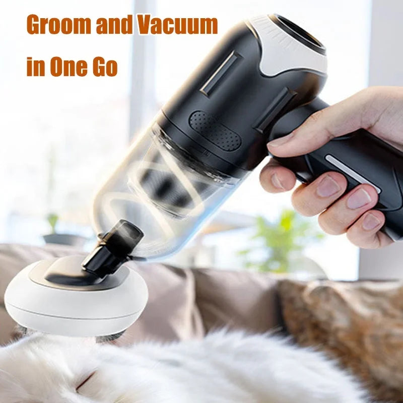 Rechargeable Grooming Tool Pet Hair Vacuum Wireless