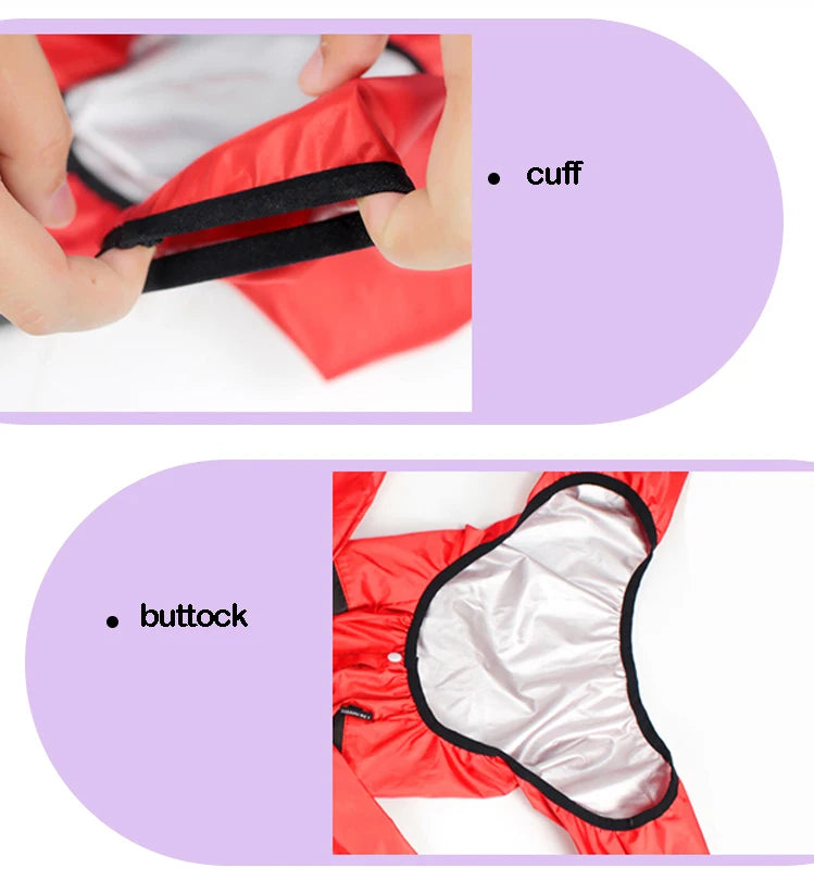 Raincoat The Dog Face Pet Clothes Jumpsuit Waterproof