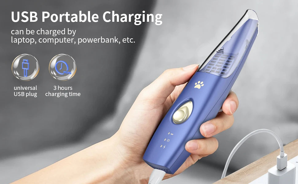Pet Paw Trimmer with Vacuum Suction