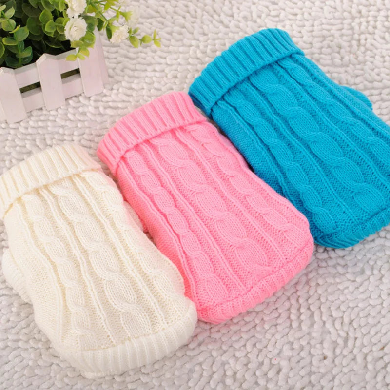 Dog Winter Clothes Knitted