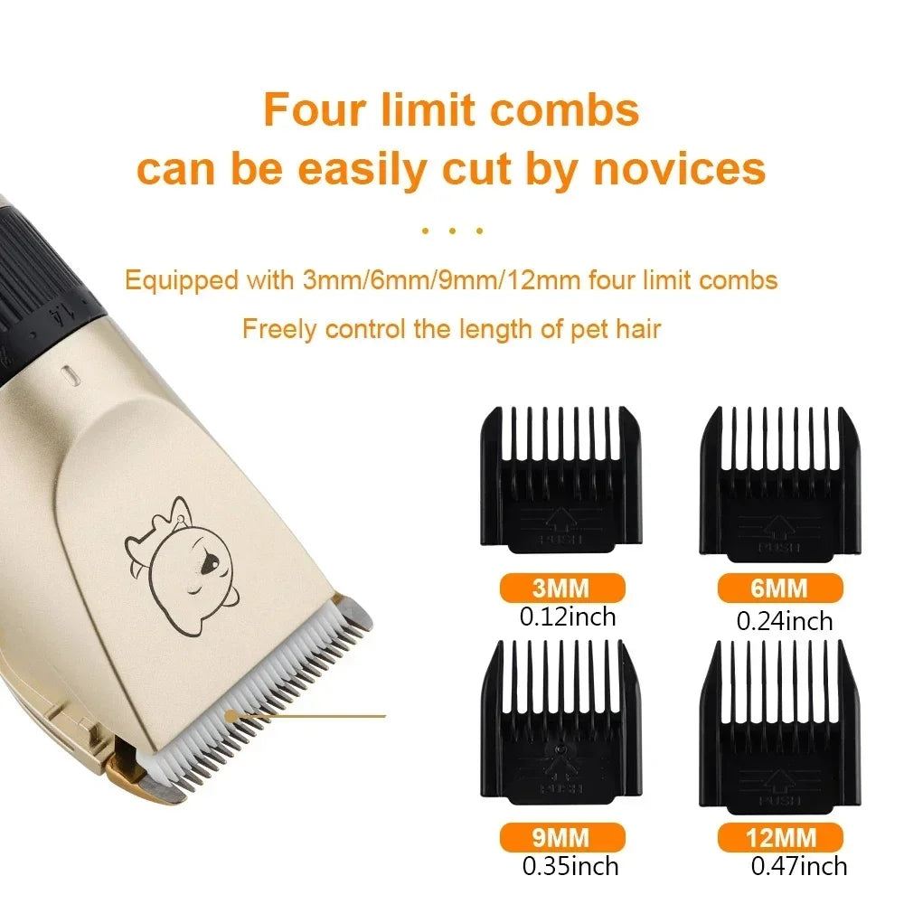 Hair Clipper Electrical Grooming Trimmer for Pet