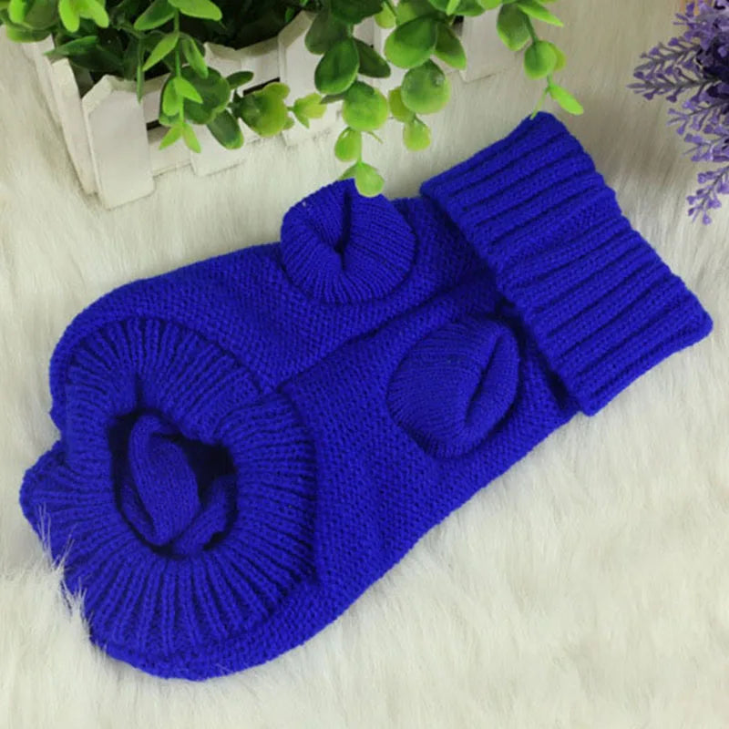 Dog Winter Clothes Knitted