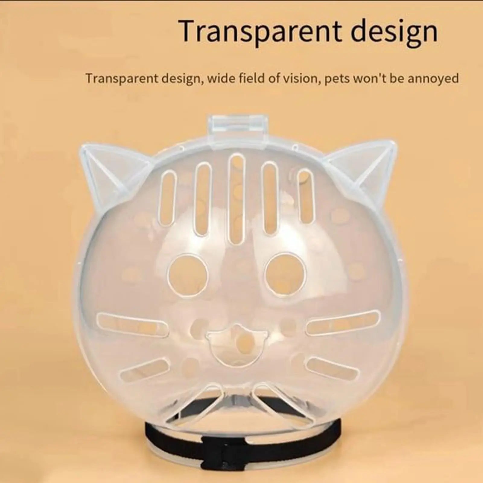 Bubble Muzzle Breathable Cat Hood
