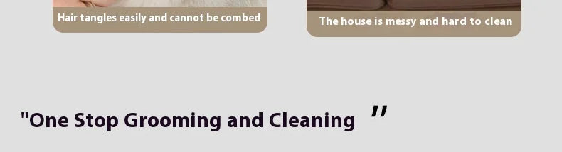 Cat Grooming Vacuum 5 Brushes Pet Grooming Kit