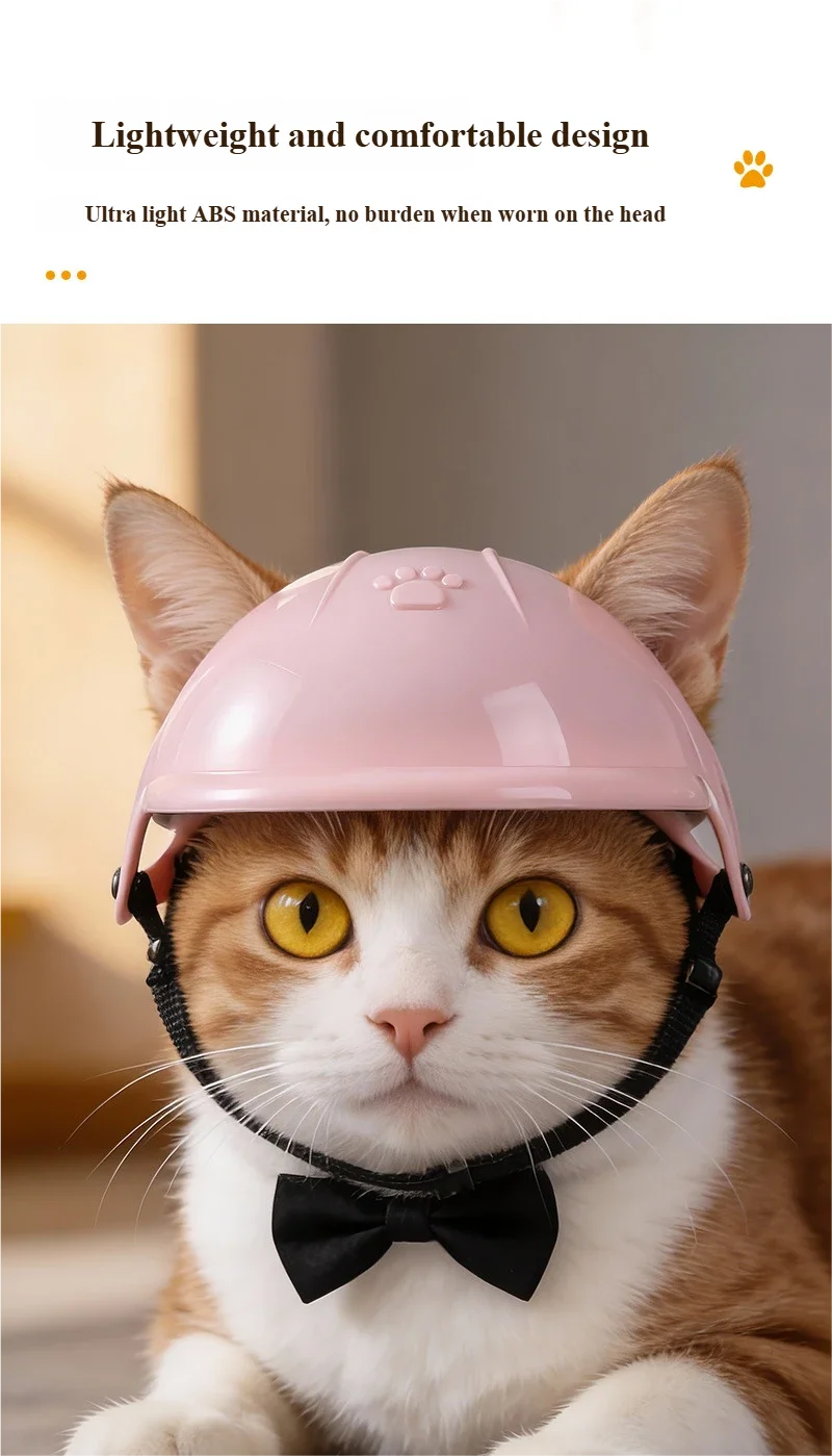 Pet Helmet Pink Motorcycle Pet Motorcycle Sports Outdoor