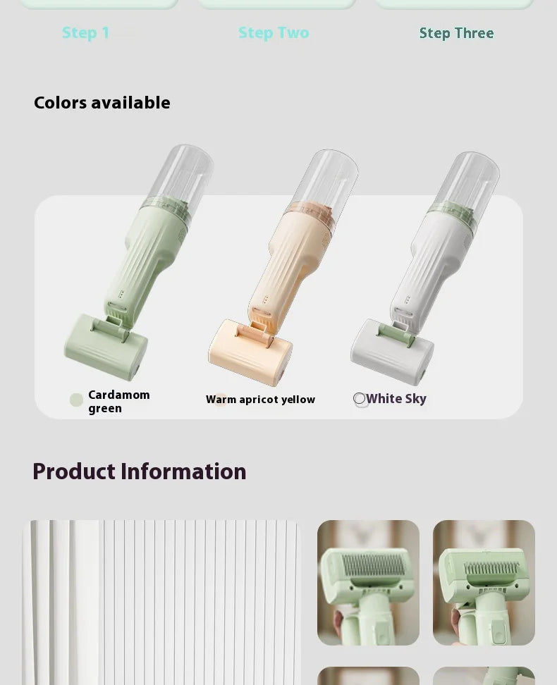 Cat Grooming Vacuum 5 Brushes Pet Grooming Kit